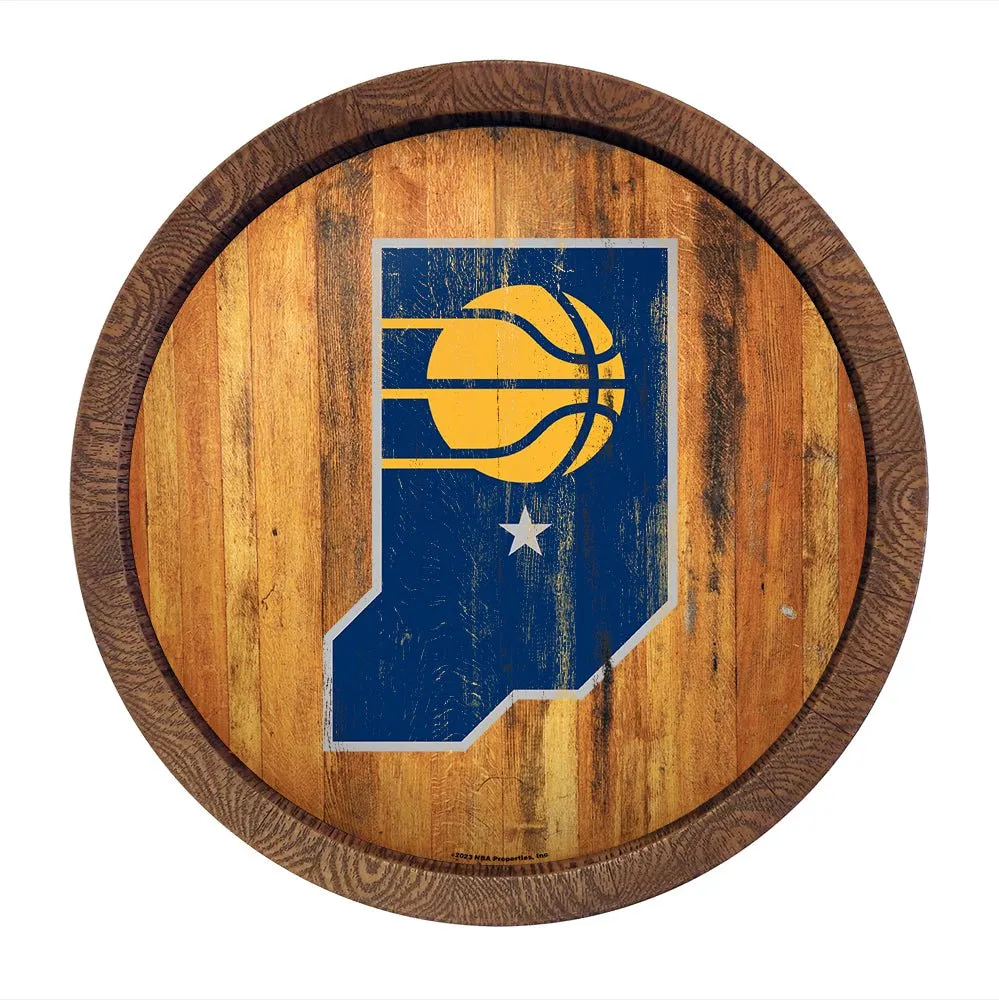 Indiana Pacers: Logo - "Faux" Barrel Top Sign