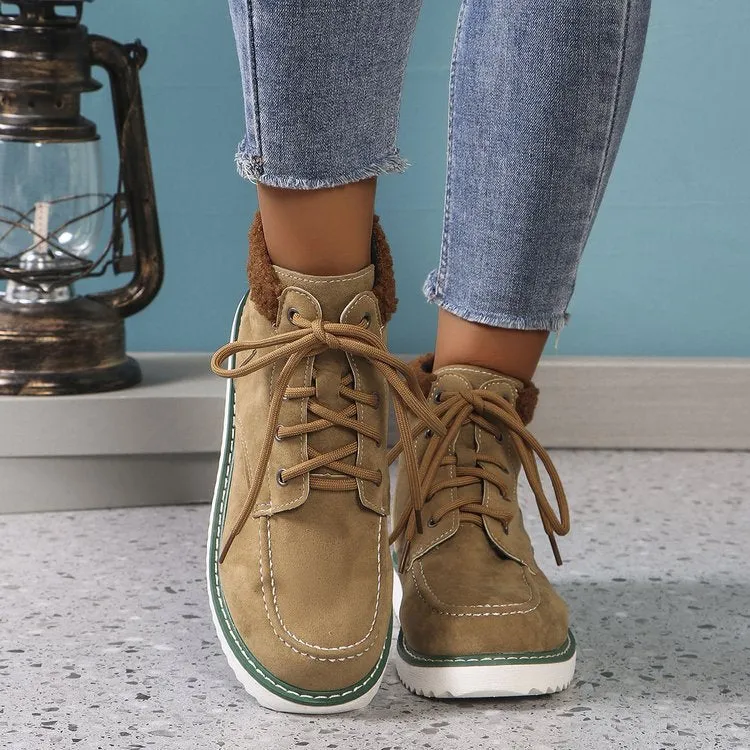 INSTOCK-Foreign trade women's large size cotton boots