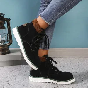 INSTOCK-Foreign trade women's large size cotton boots
