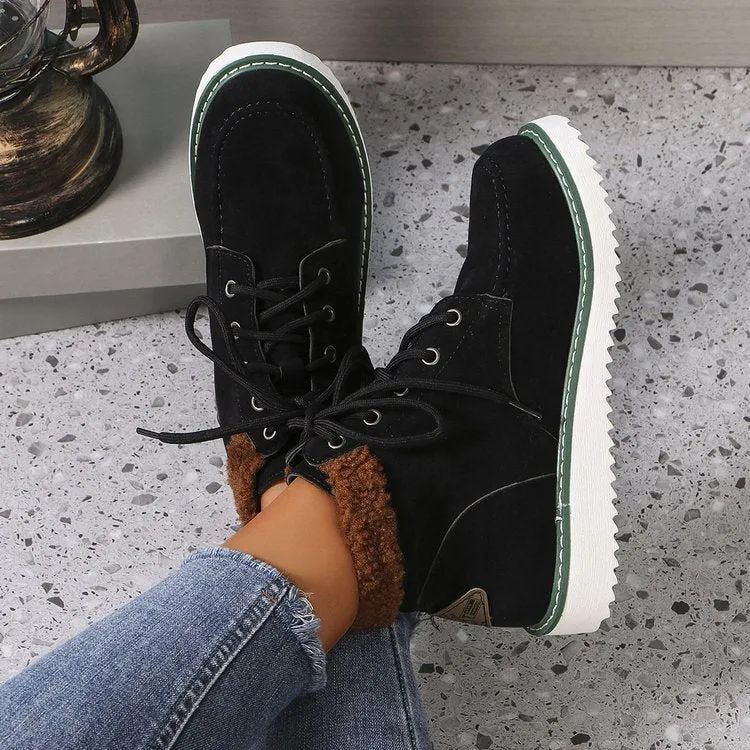 INSTOCK-Foreign trade women's large size cotton boots