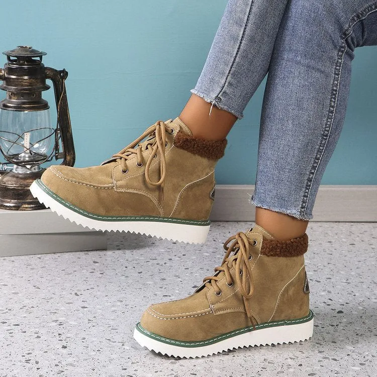 INSTOCK-Foreign trade women's large size cotton boots