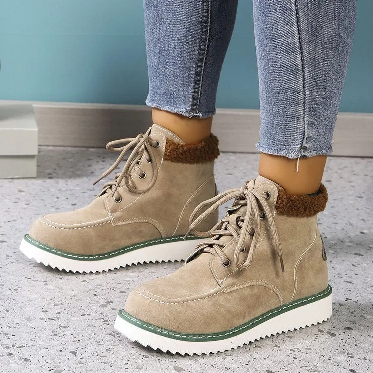 INSTOCK-Foreign trade women's large size cotton boots
