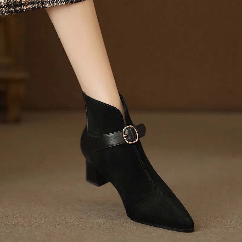 INSTOCK-summer short high heel women's boots