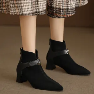 INSTOCK-summer short high heel women's boots