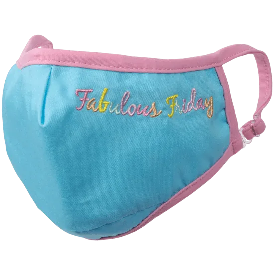 Iscream Rainbow Days of the Children's Reversible Face Mask Set