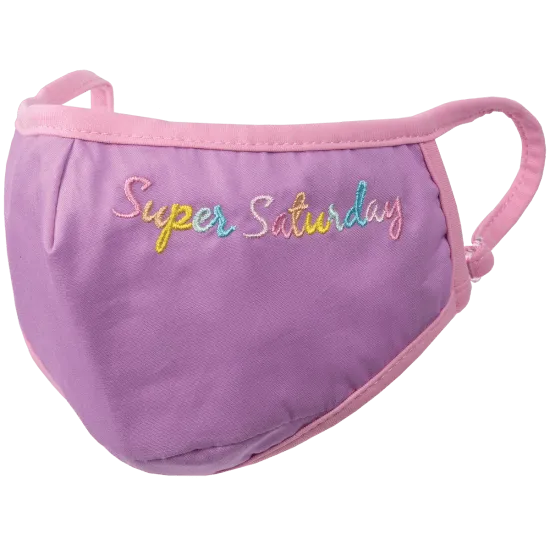 Iscream Rainbow Days of the Children's Reversible Face Mask Set