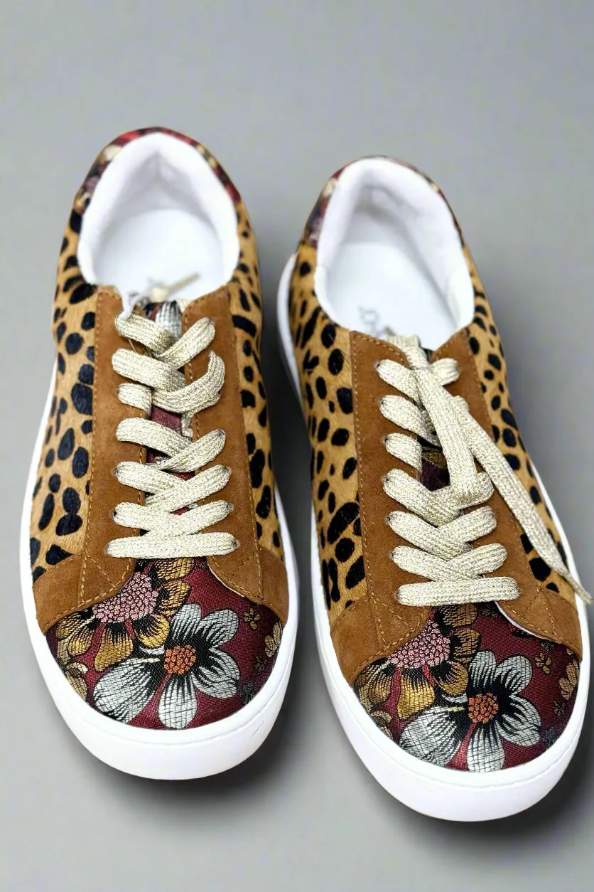 Johnny Was Leopard Print Sneakers JWS0012