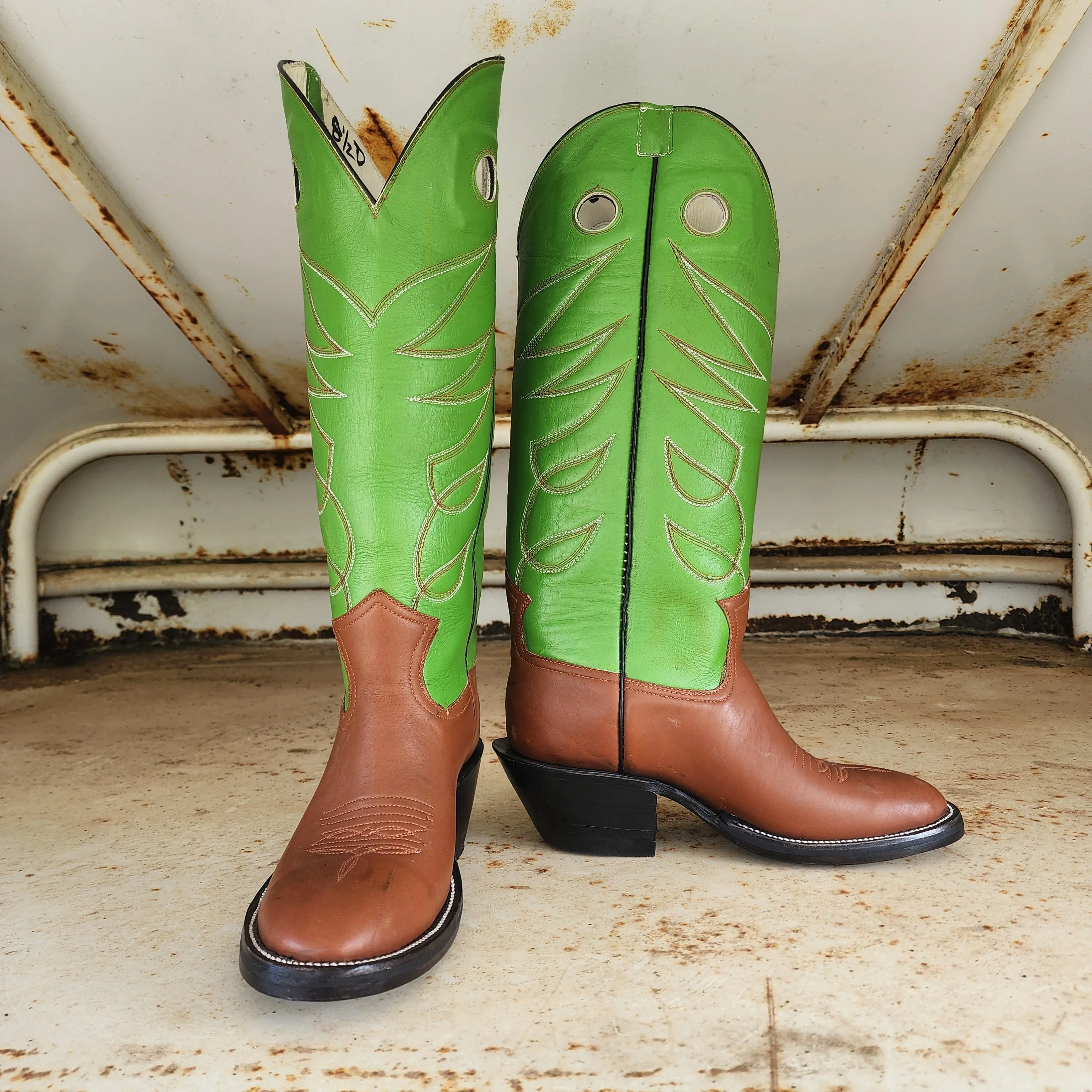 Jose Sanchez Boot Brown W/Green