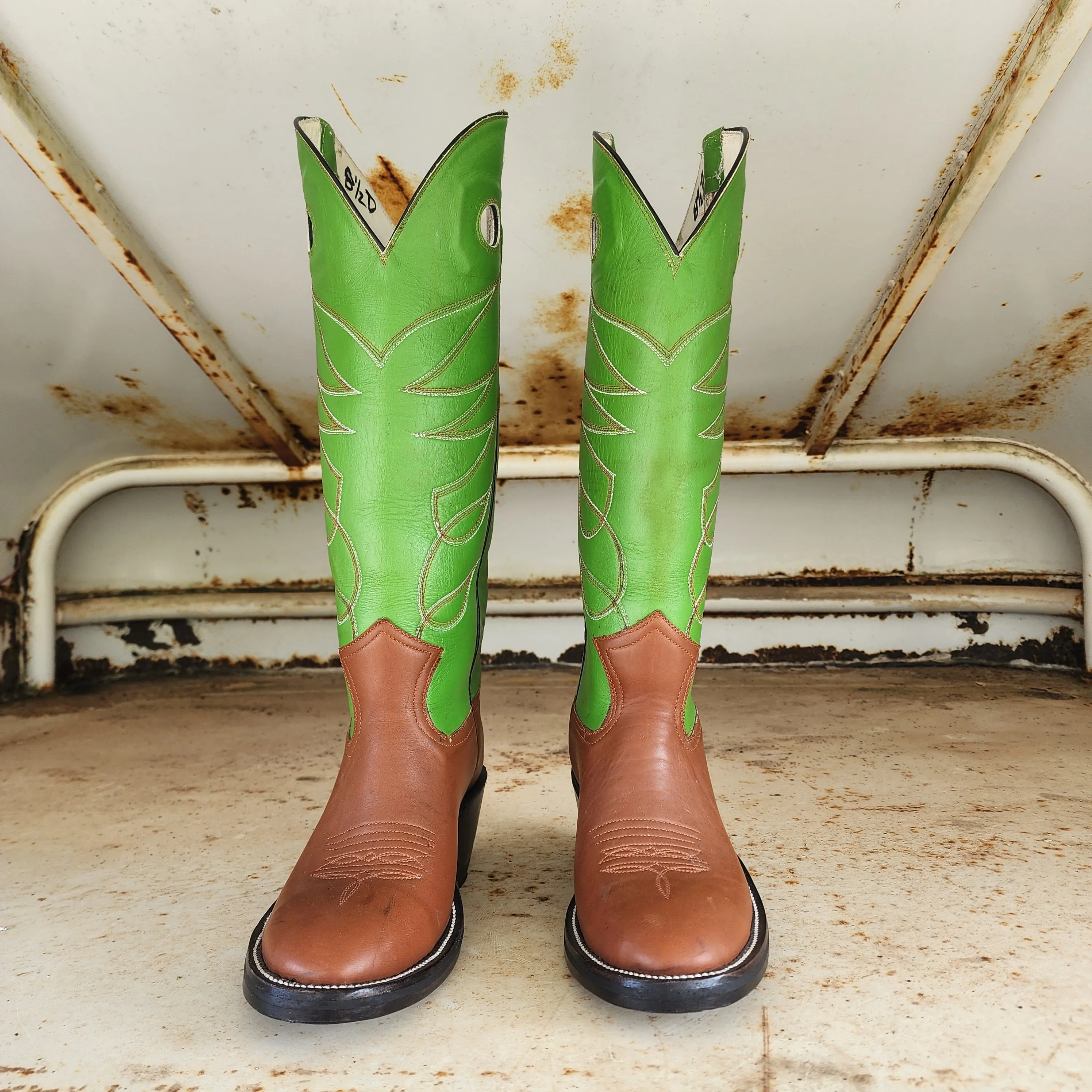 Jose Sanchez Boot Brown W/Green