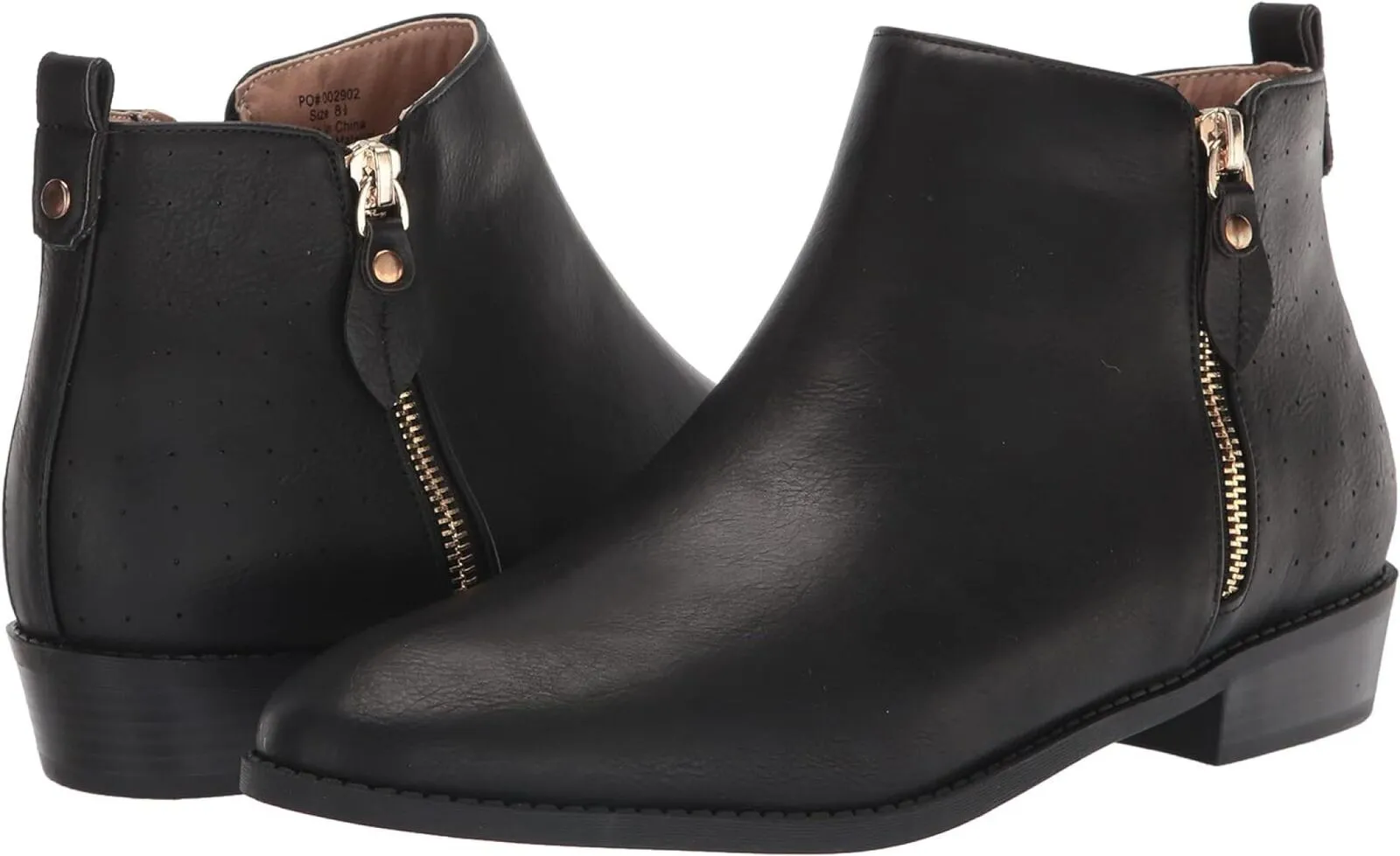 Journee Collection Ellis Women's Ankle Boots ELLIS-BOOTIE Black 6M