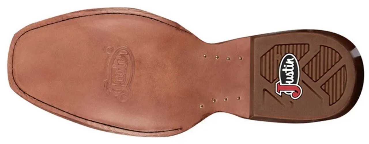 Justin Boots Men's Show Off Oily Tan Goat Boot