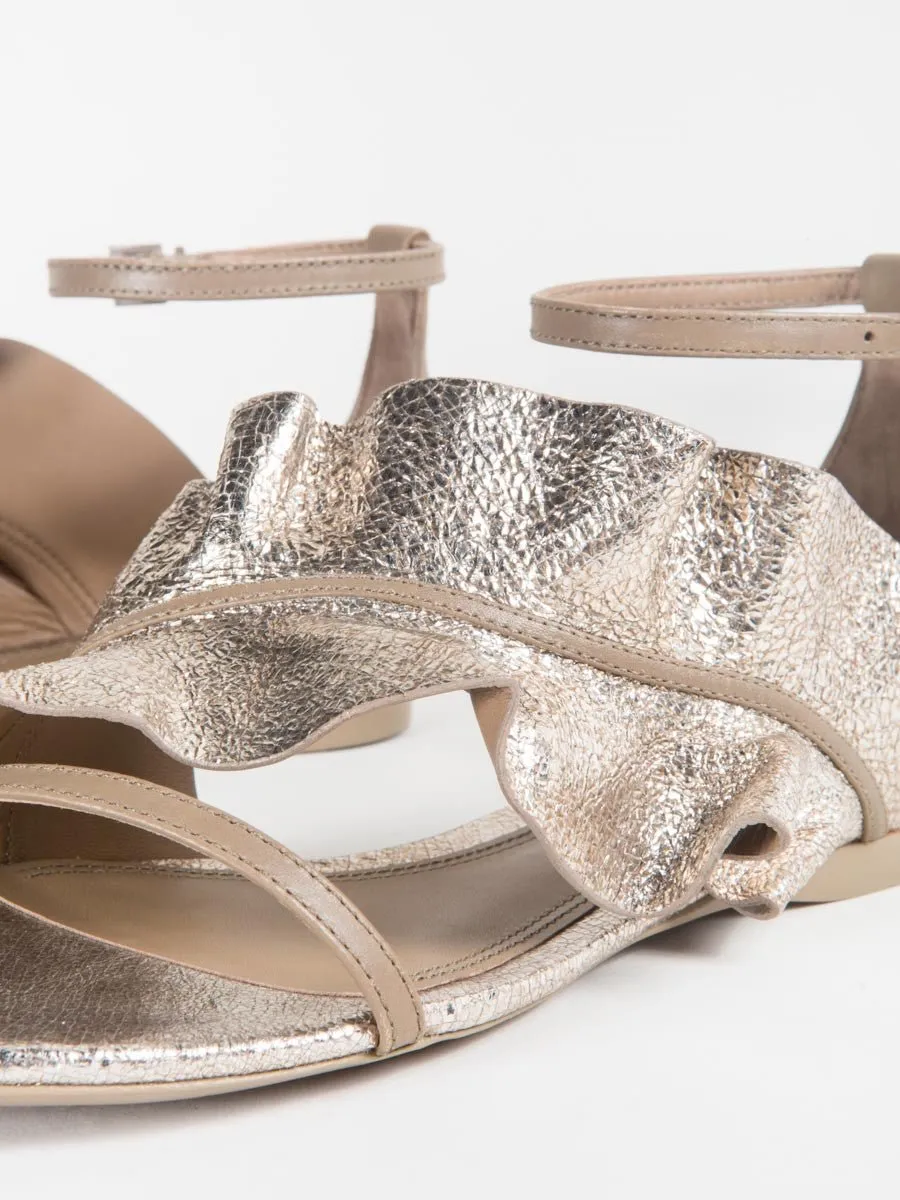 katalin ruffle sandal