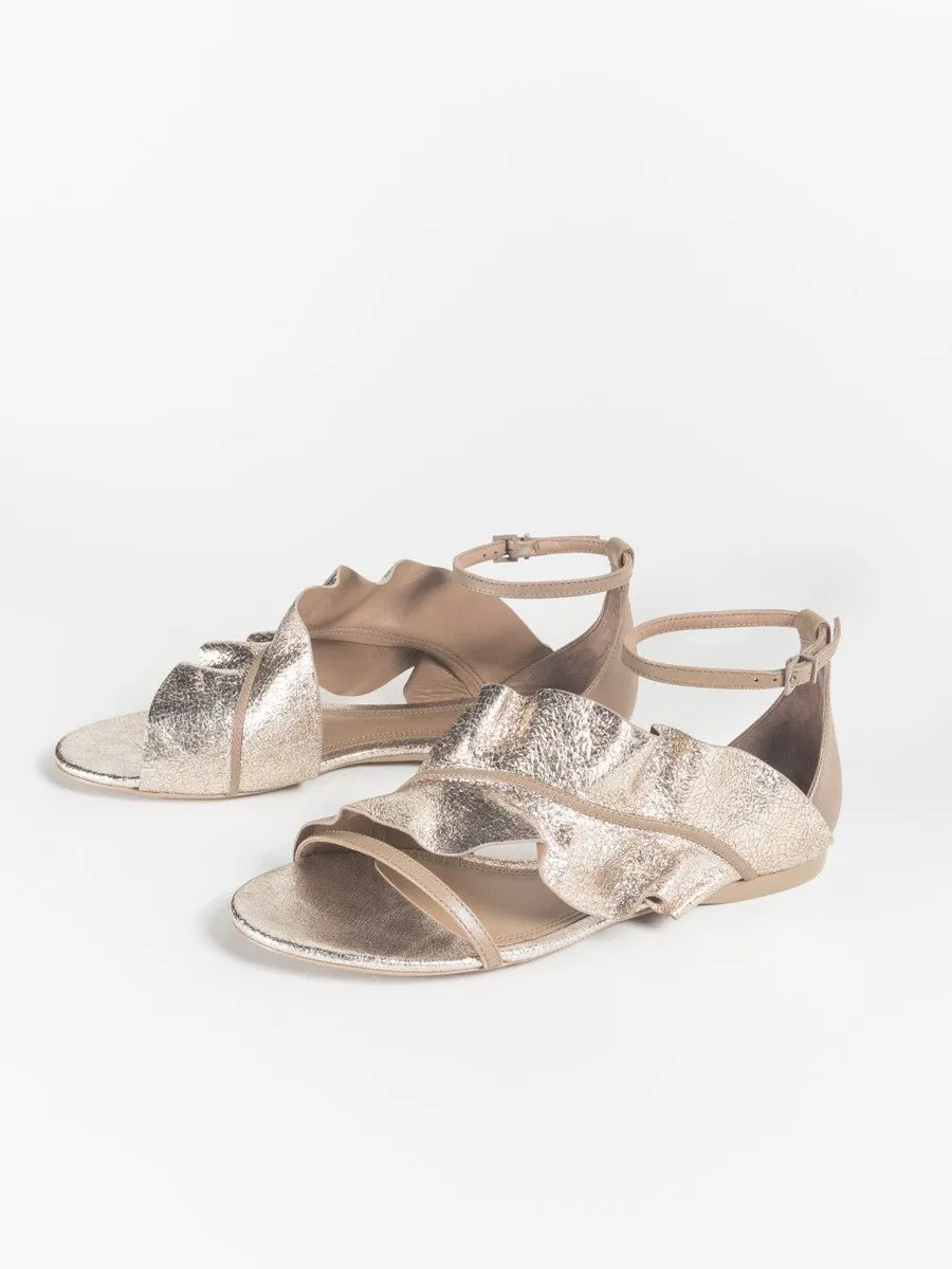 katalin ruffle sandal