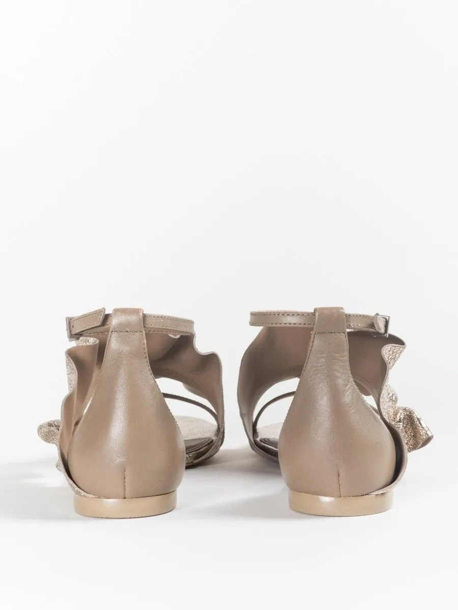 katalin ruffle sandal