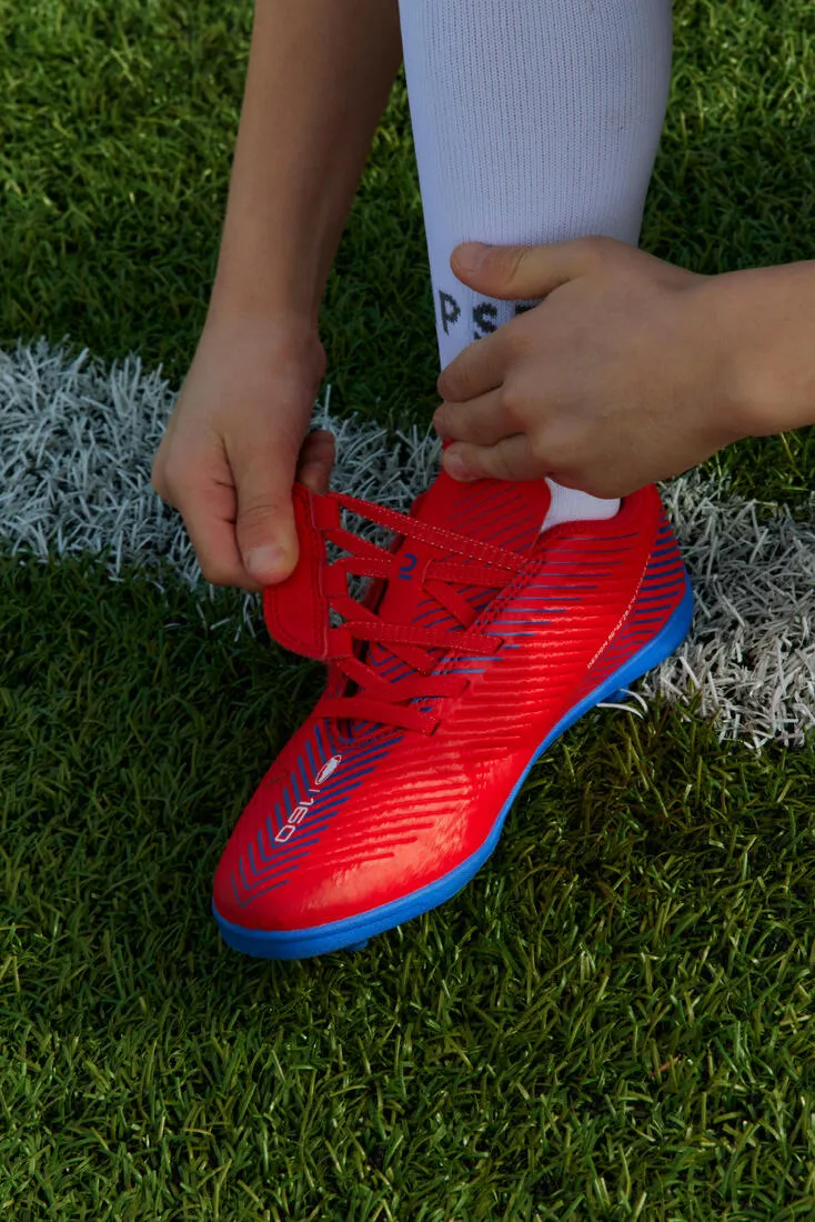 Kids' Rip-Tab Football Boots 160 Easy AG/FG