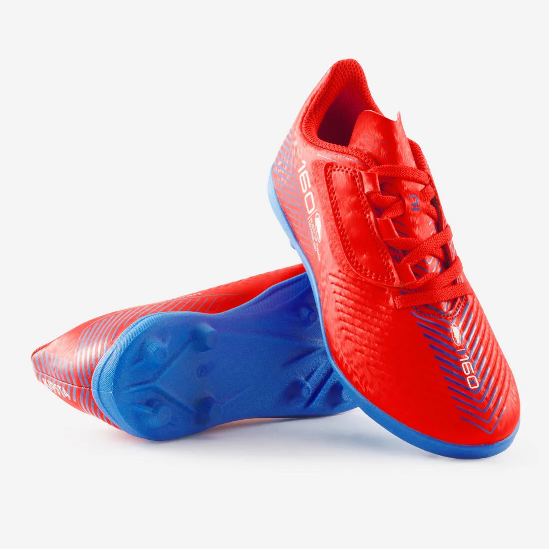 Kids' Rip-Tab Football Boots 160 Easy AG/FG