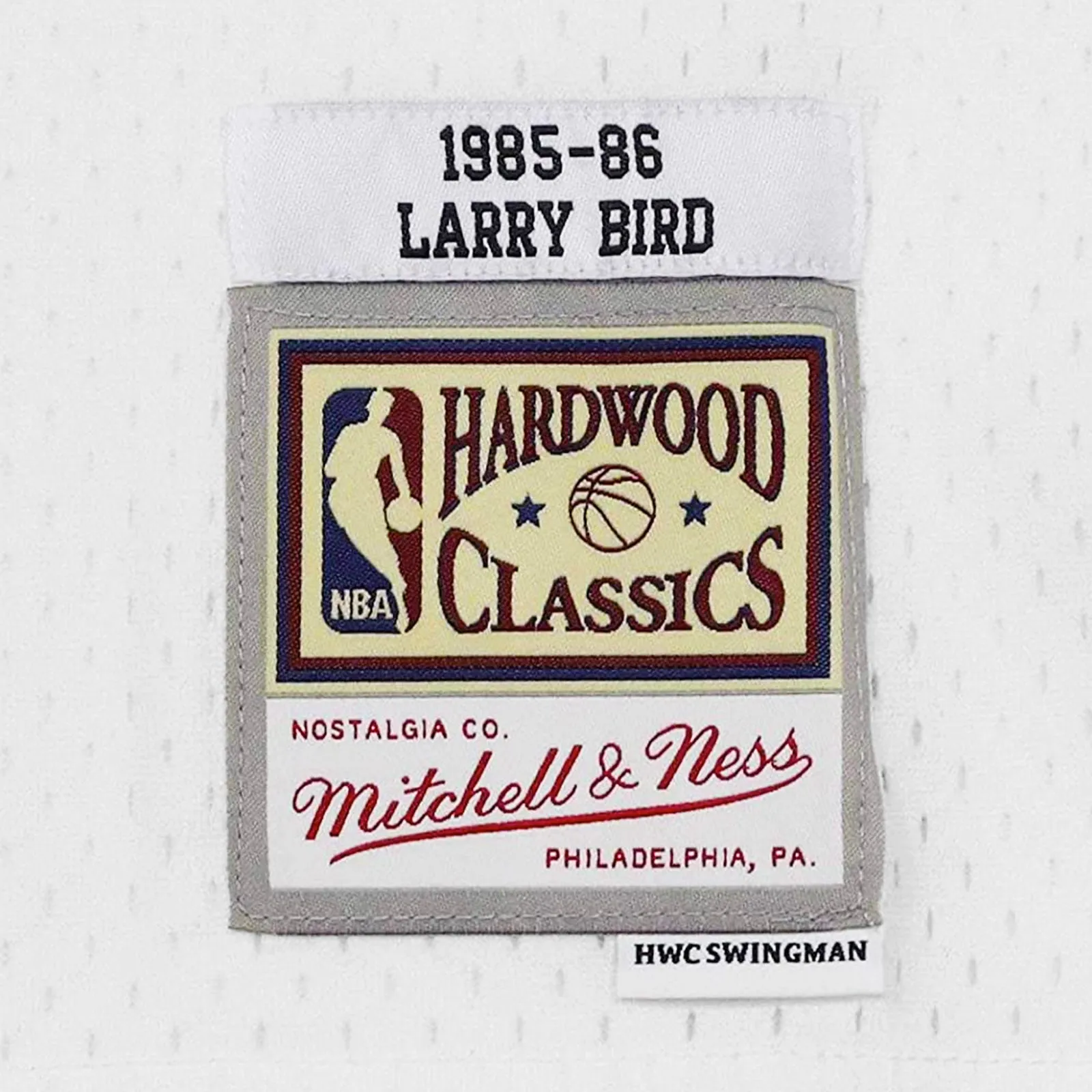 Larry Bird Boston Celtics 85-86 HWC Swingman Jersey - White
