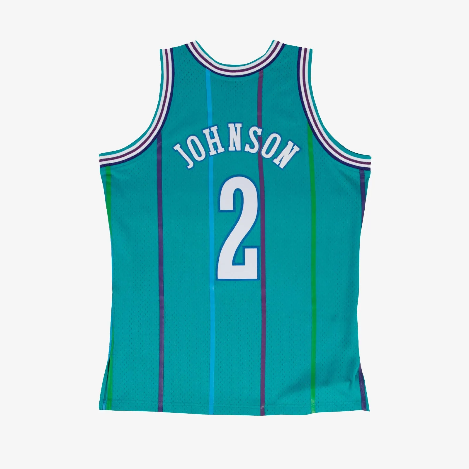 Larry Johnson Charlotte Hornets 92-93 HWC Swingman Jersey - Teal