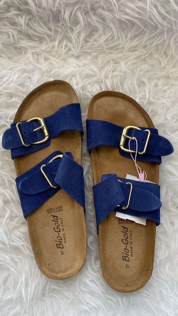 Leather Molded Footbed Sandals