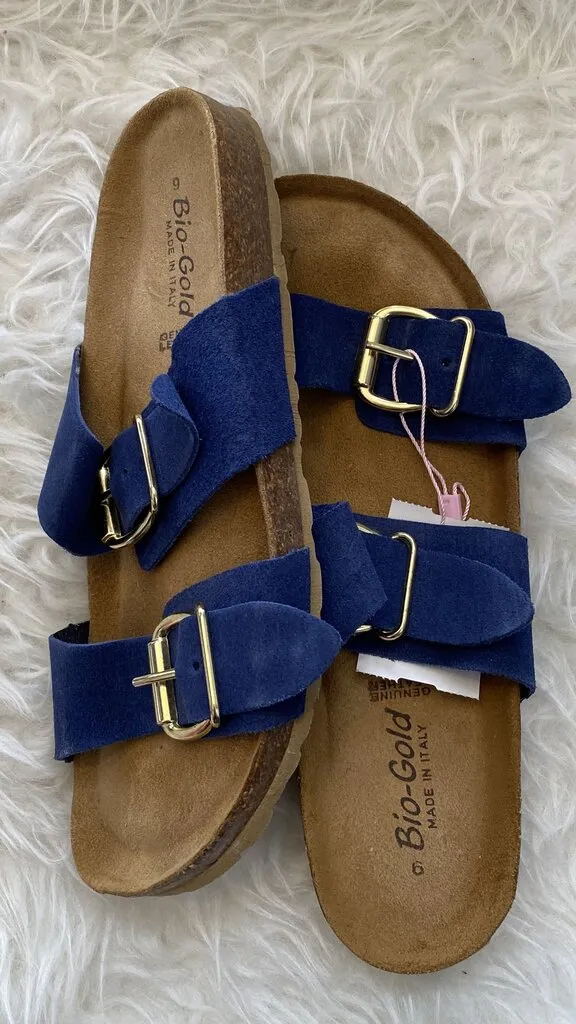 Leather Molded Footbed Sandals