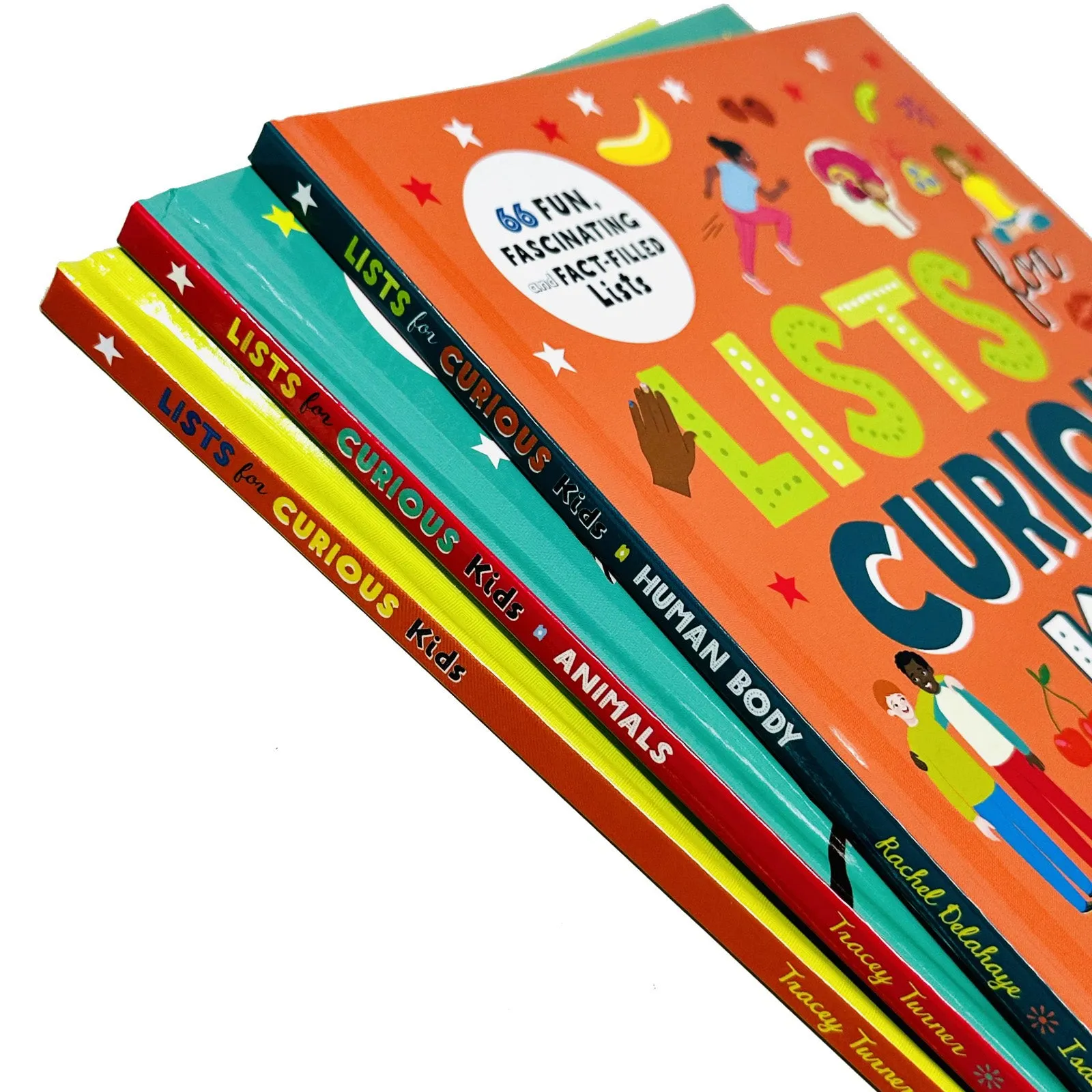 Lists for Curious Kids Collection 3 Books Box Set By Tracey Turner, Rachel Delahaye (Lists for Curious Kids, Human Body & Animals)