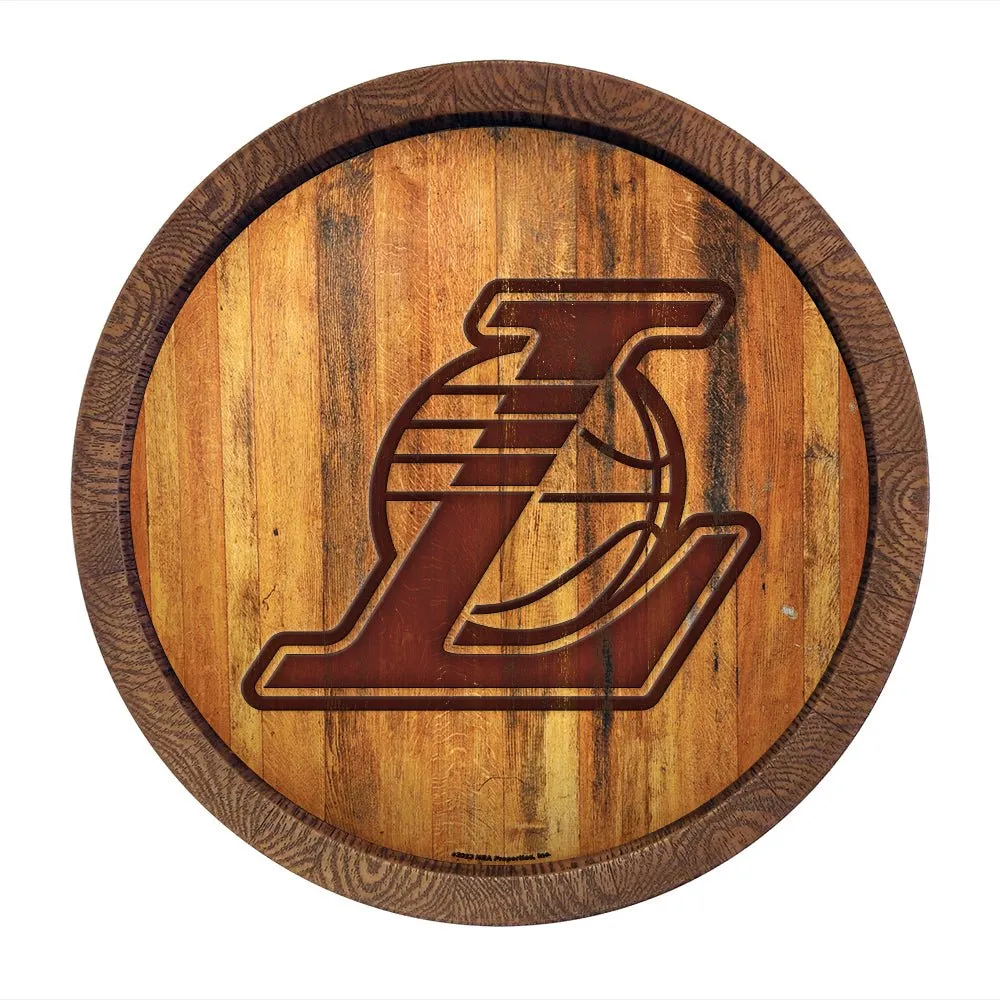 Los Angeles Lakers: Logo - "Faux" Barrel Top Sign