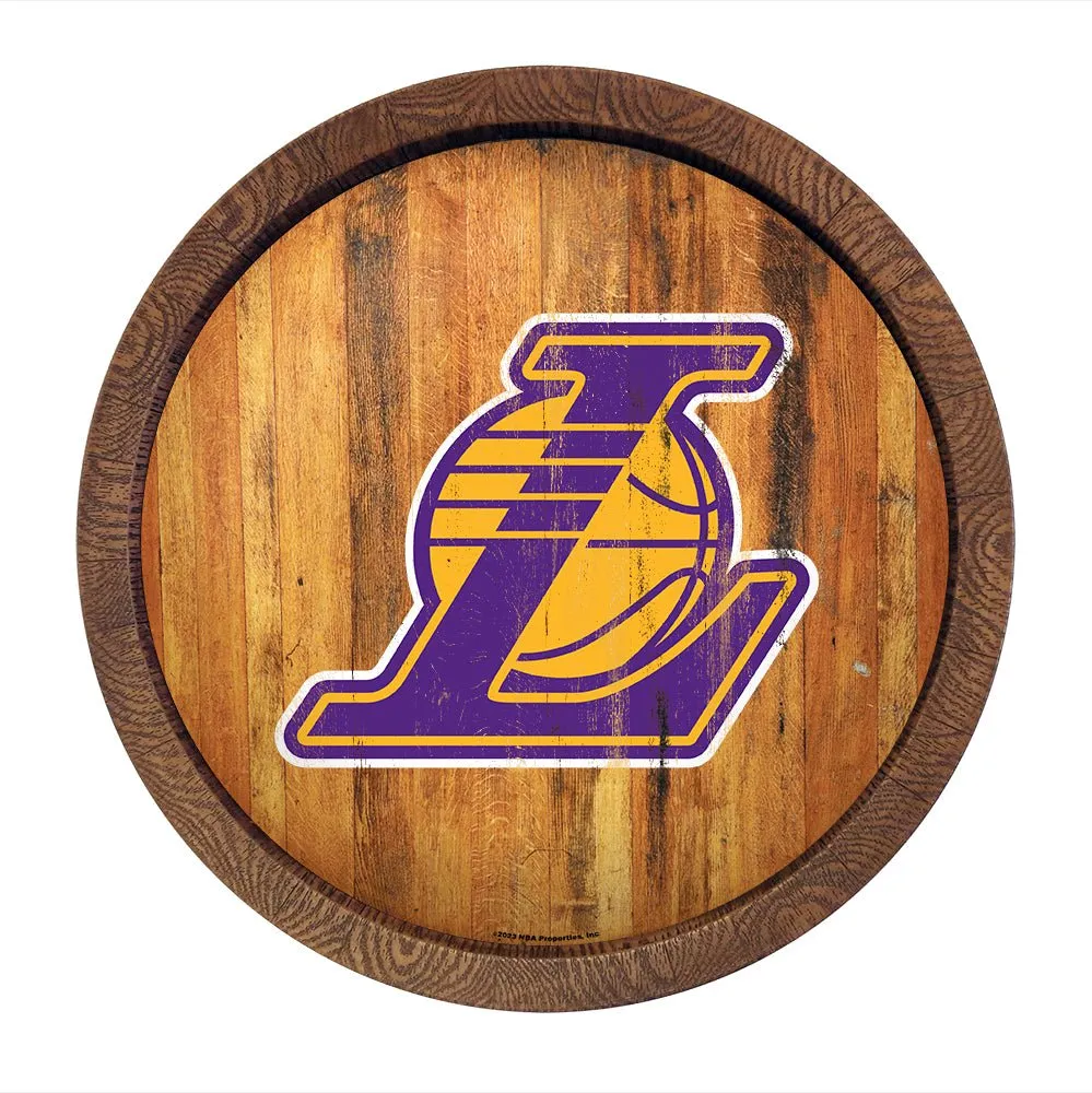 Los Angeles Lakers: Logo - "Faux" Barrel Top Sign