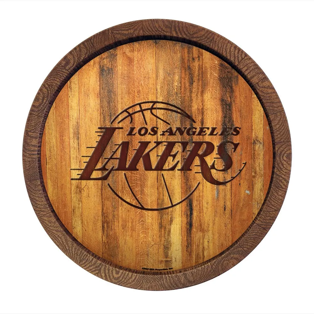 Los Angeles Lakers: "Faux" Barrel Top Sign