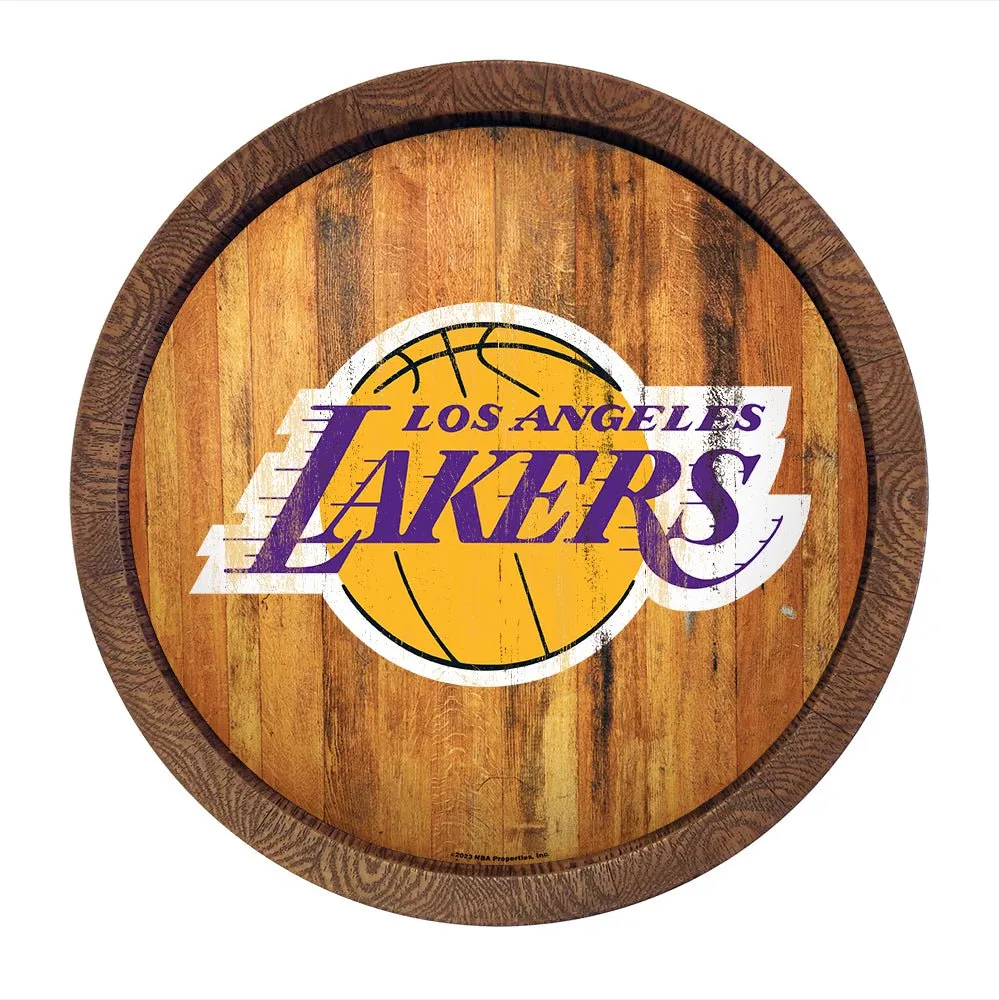 Los Angeles Lakers: "Faux" Barrel Top Sign