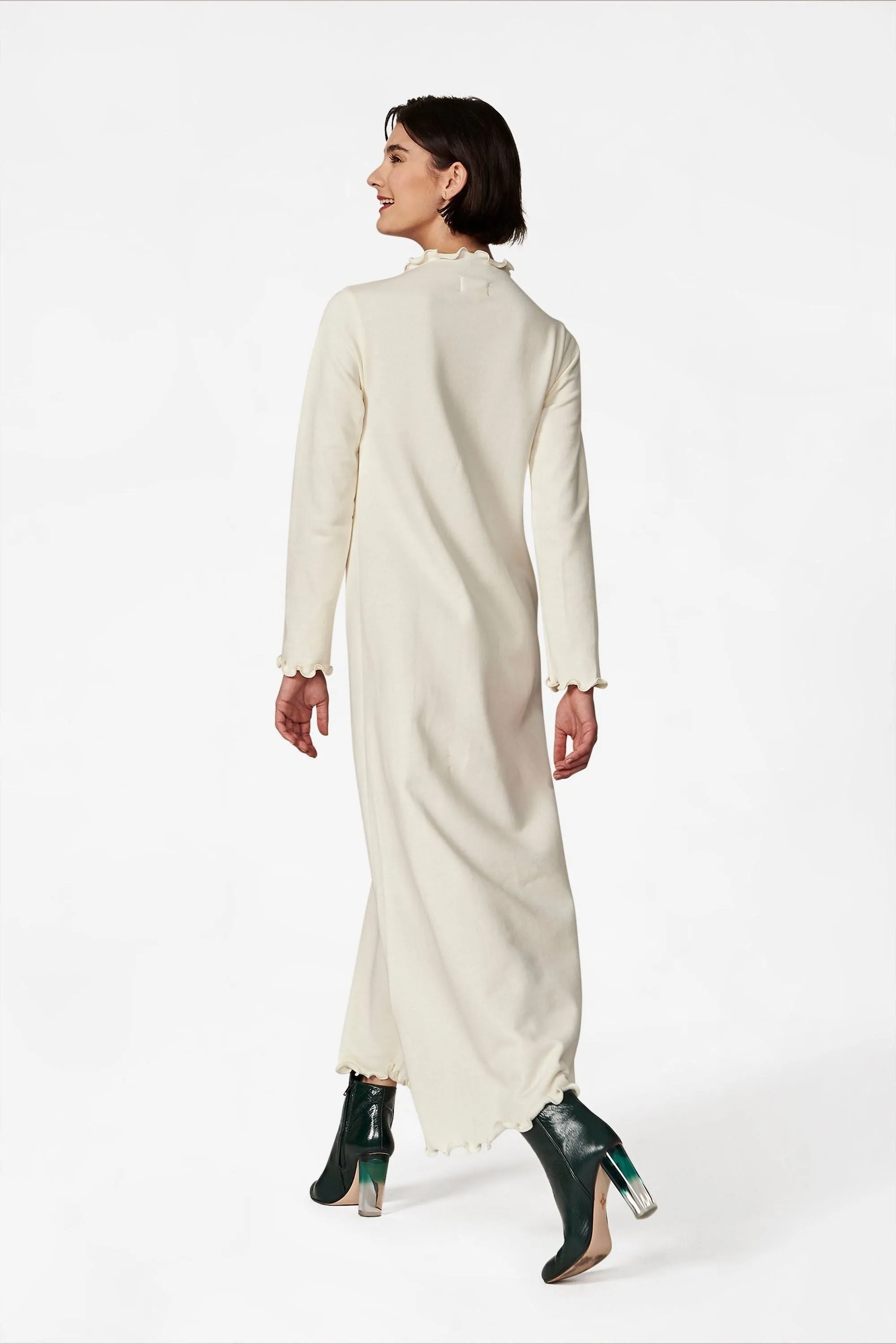 Lounge Ecru Terry Dress