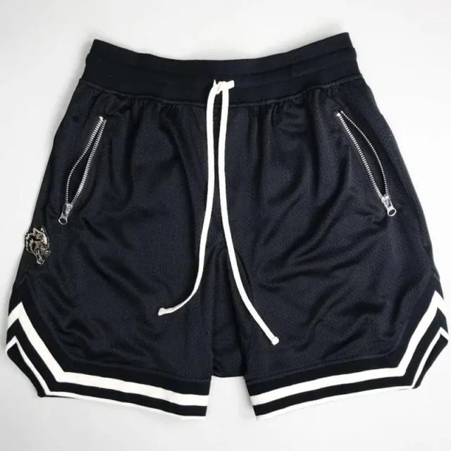 Men's Casual Summer  Fitness Fast-drying  Loose Basketball Training Shorts