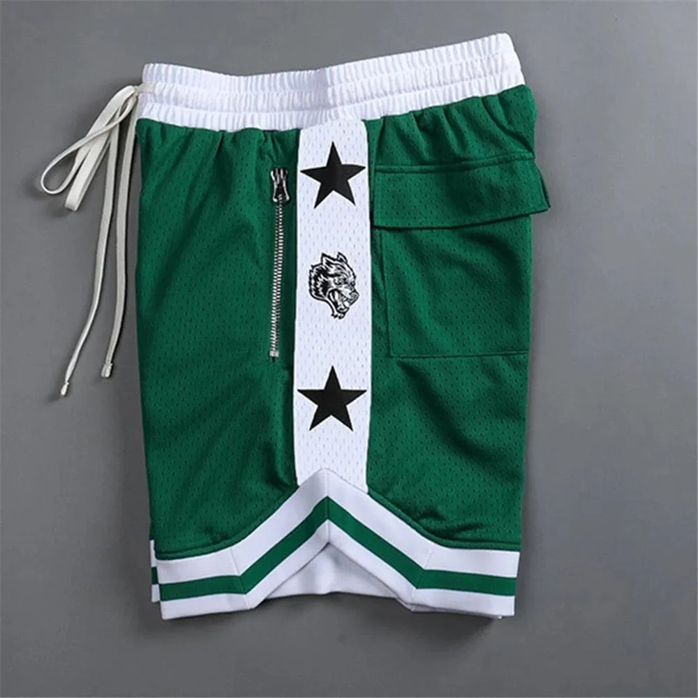Men's Casual Summer  Fitness Fast-drying  Loose Basketball Training Shorts