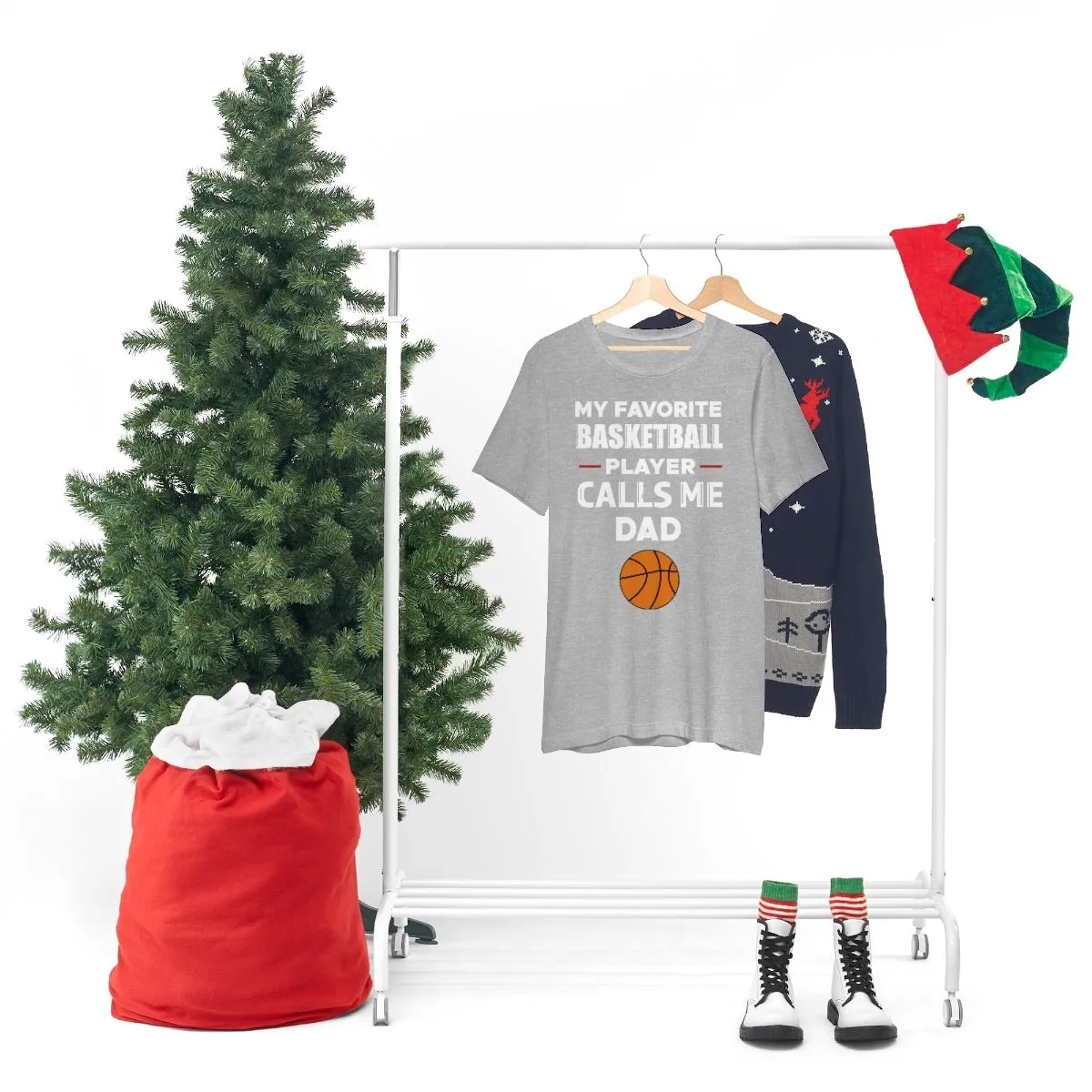 Men's Tee - My Favorite Basketball Player Calls Me Dad