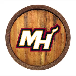 Miami Heat: Logo - "Faux" Barrel Top Sign