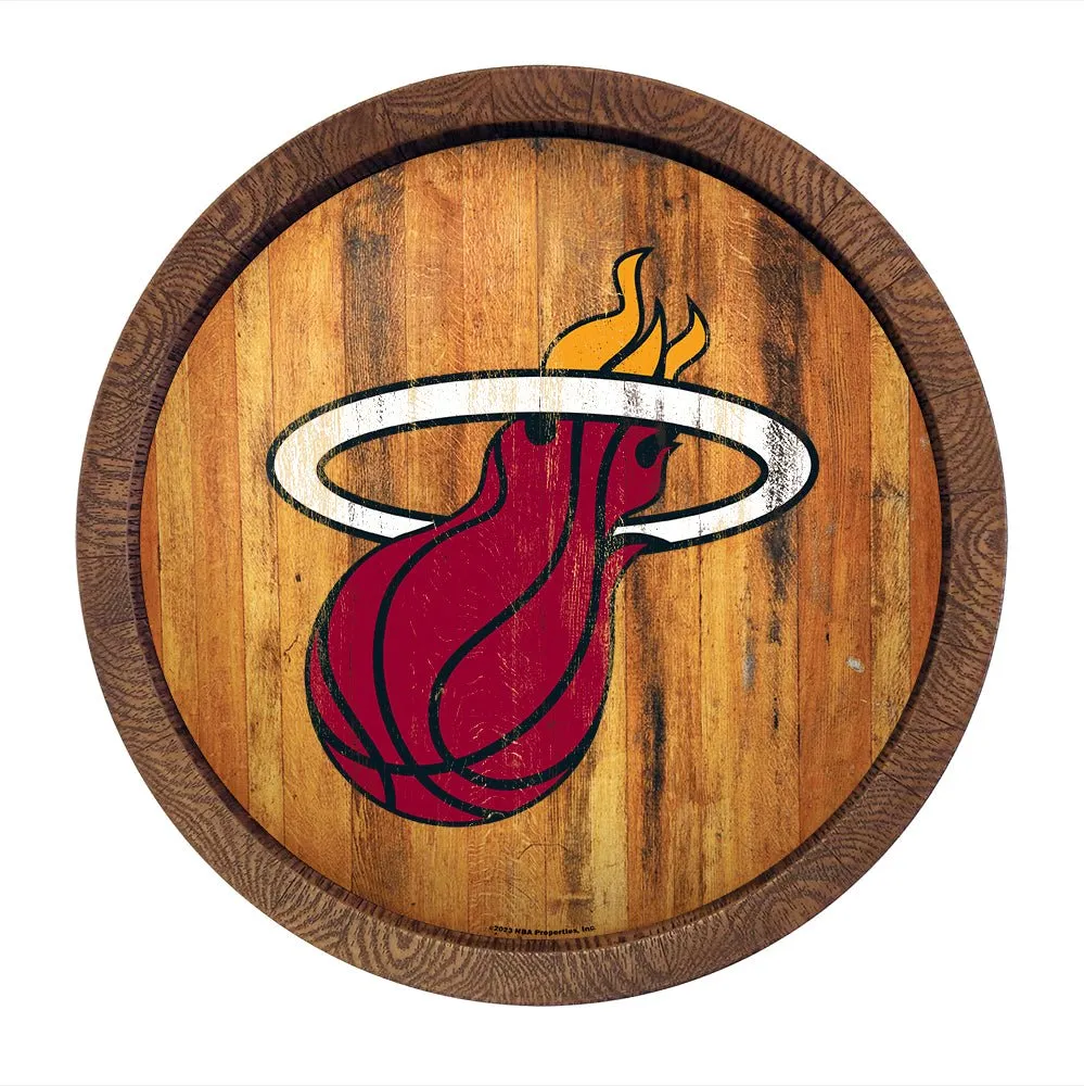 Miami Heat: "Faux" Barrel Top Sign