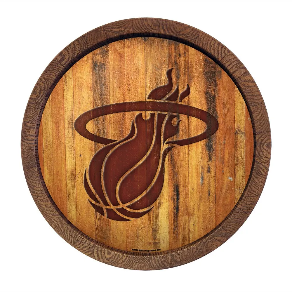 Miami Heat: "Faux" Barrel Top Sign