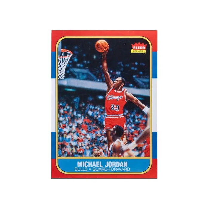 Michael Jordan Unsigned Fleer Blow Up Framed