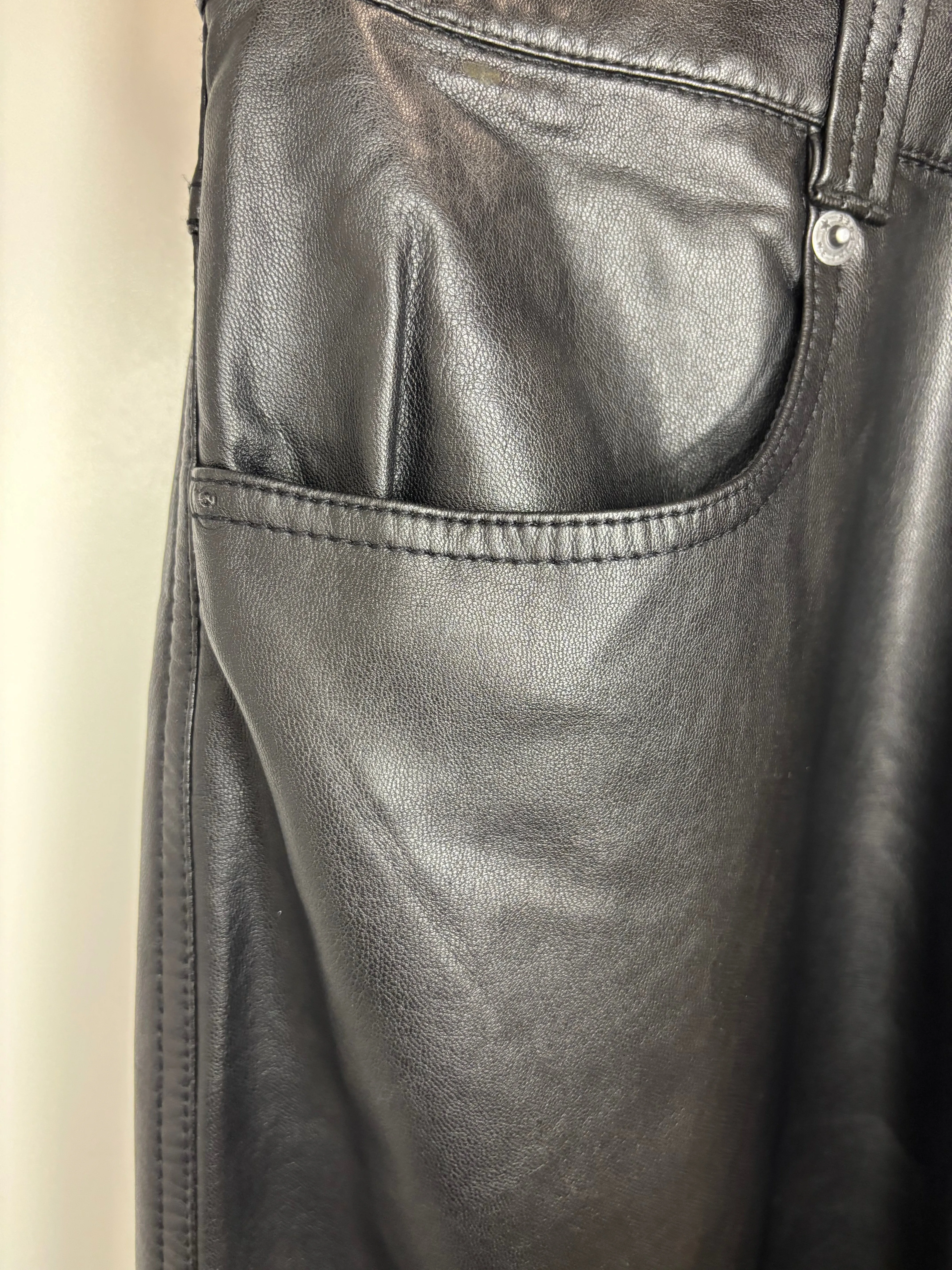MISFIT ITEM - The City Slicker Vegan Leather Skirt by Free People // Size 8