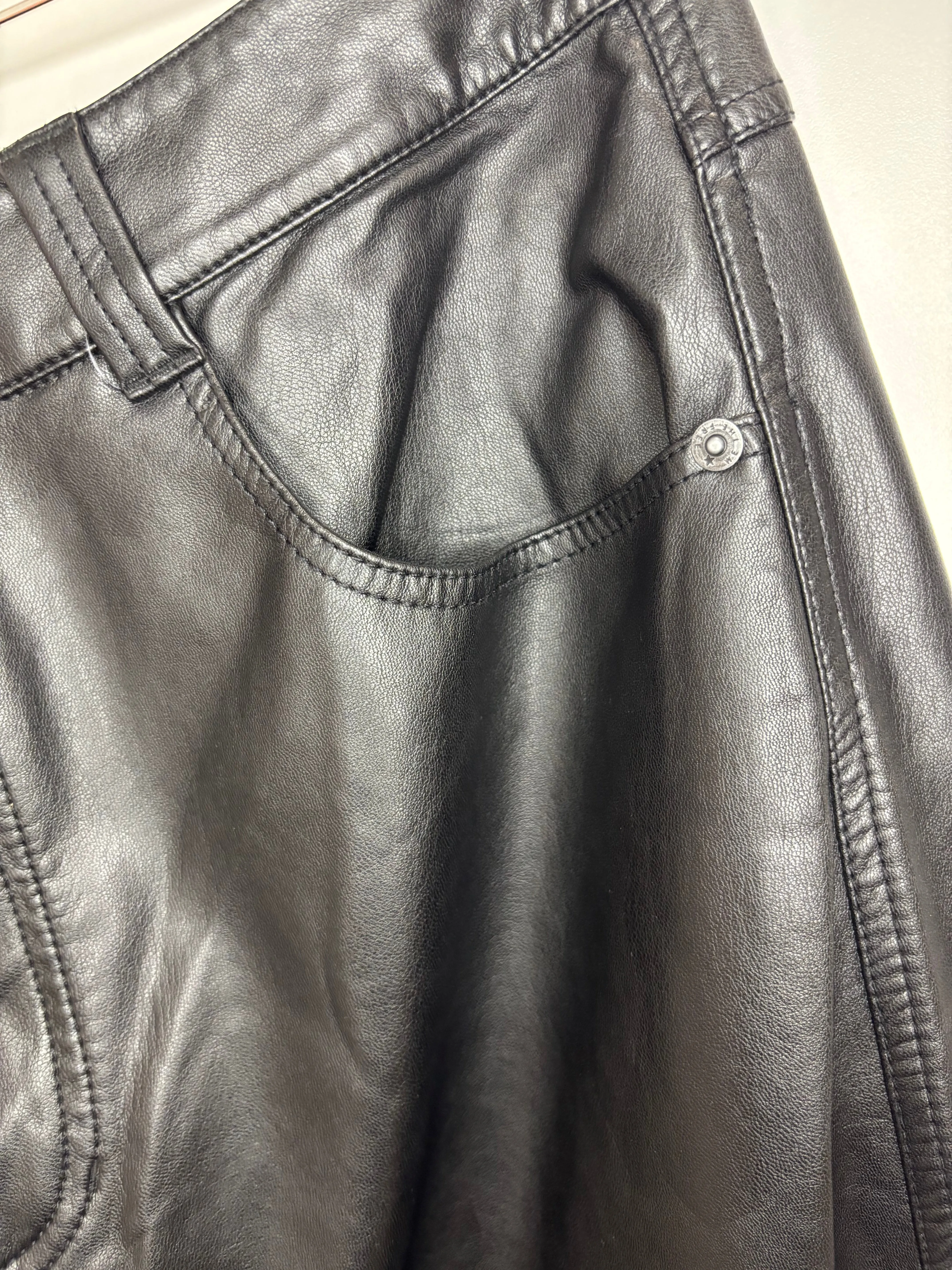 MISFIT ITEM - The City Slicker Vegan Leather Skirt by Free People // Size 8