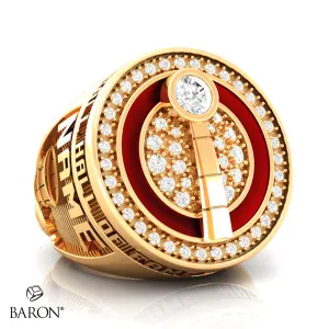 Naismith Basketball Hall of Fame Bill Fitch Friends & Family Ring - Design 8.1