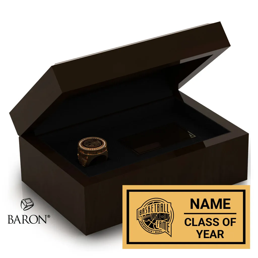 Naismith Basketball Hall of Fame Class of 2022 Friends and Family Ring Box