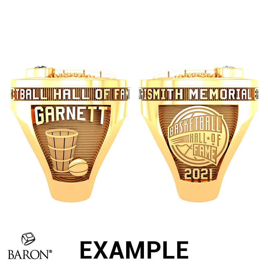 Naismith Basketball Hall of Fame - Class of 2024 Friends and Family Ring - Design 8.1