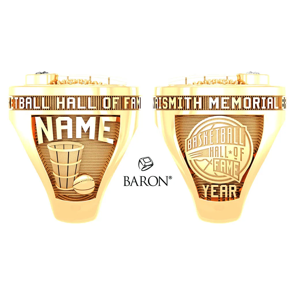 Naismith Basketball Hall of Fame - Class of 2024 Friends and Family Ring - Design 8.1