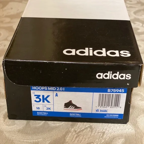 New Adidas Hoops Mid 2.01 Sneaker sz3