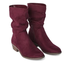 New George Women's Zoe Boots in Burgundy, Sz 6!