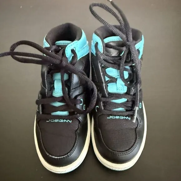 Nike Air Jordan 1 Flight Mid 374452-084 Black Basketball Shoe Sneaker 11C Toddle