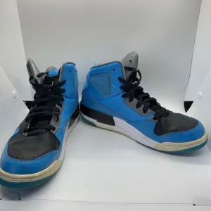 Nike Air Jordan 629877 016 Basketball Black Blue High Top Sneaker Men's 9.5