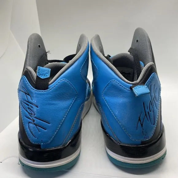 Nike Air Jordan 629877 016 Basketball Black Blue High Top Sneaker Men's 9.5