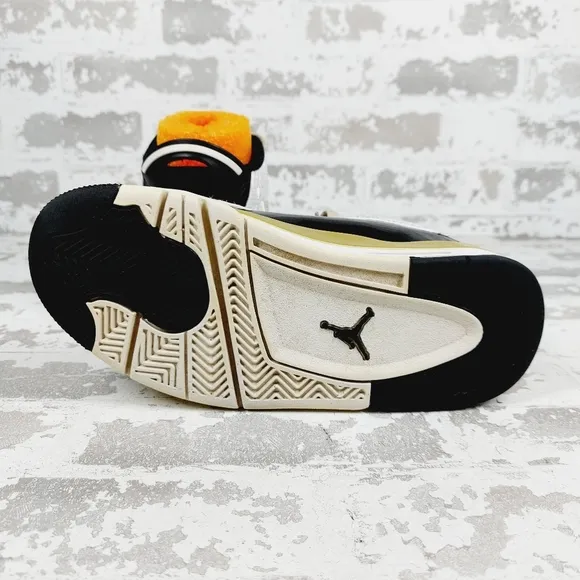 Nike Air Jordan Dub Zero Metallic Gold White Black Basketball Sneakers D687