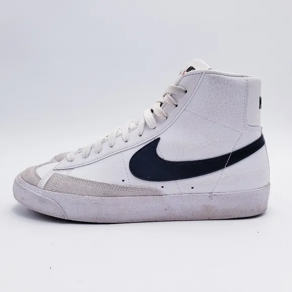Nike Blazer Mid '77 Boys' Grade School DA4086-100 Youth Size 7  White Black